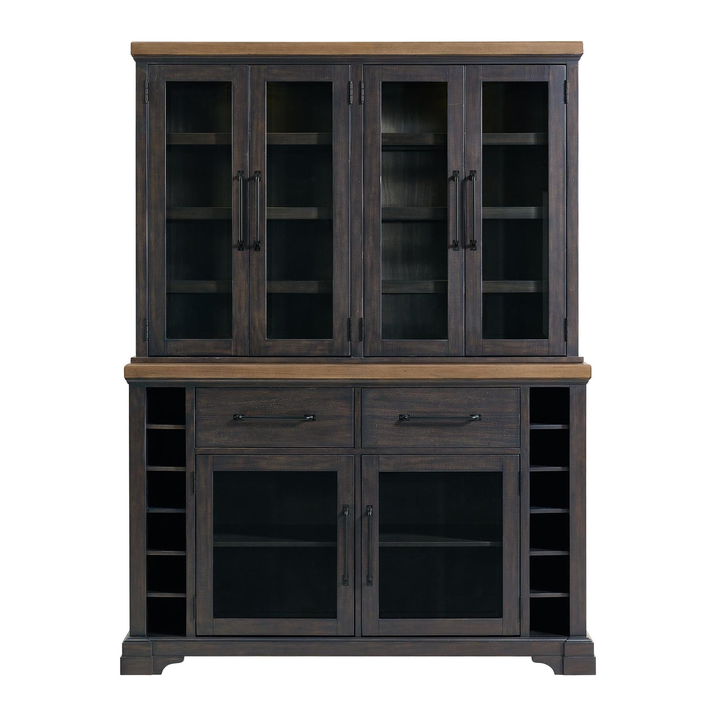  Elements International Montrose D-16670-8-SVHT Server And Hutch IMAGE 2