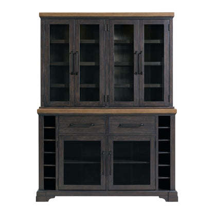  Elements International Montrose D-16670-8-SVHT Server And Hutch IMAGE 2