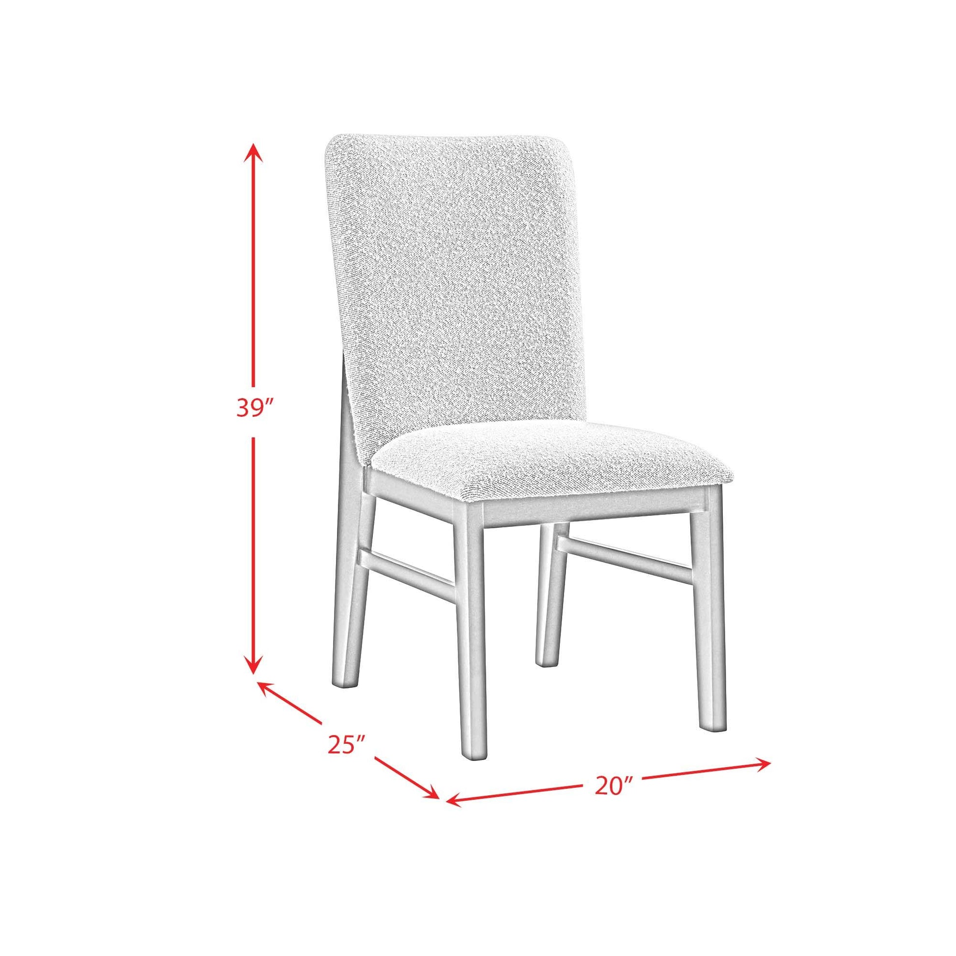  Elements International Portland D-1710-5-SC1 Side Chair IMAGE 10