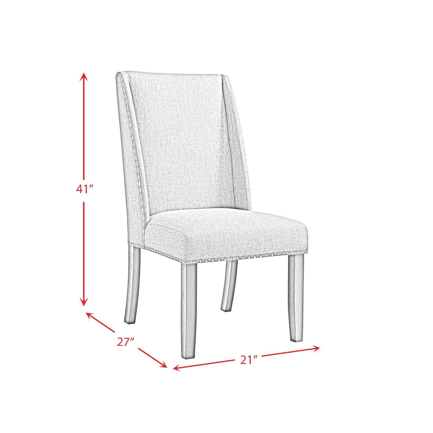  Elements International Everdeen D-4930-7-SC Side Chair IMAGE 10