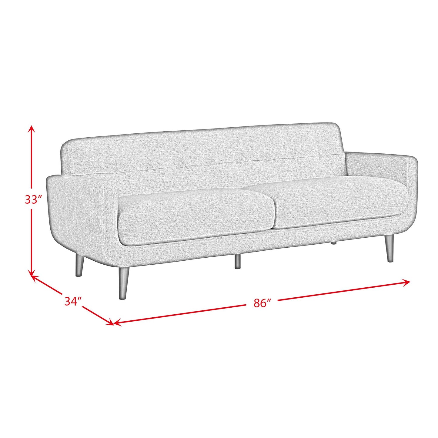  Elements International Hadley II U-9200-4556-300 Sofa IMAGE 7