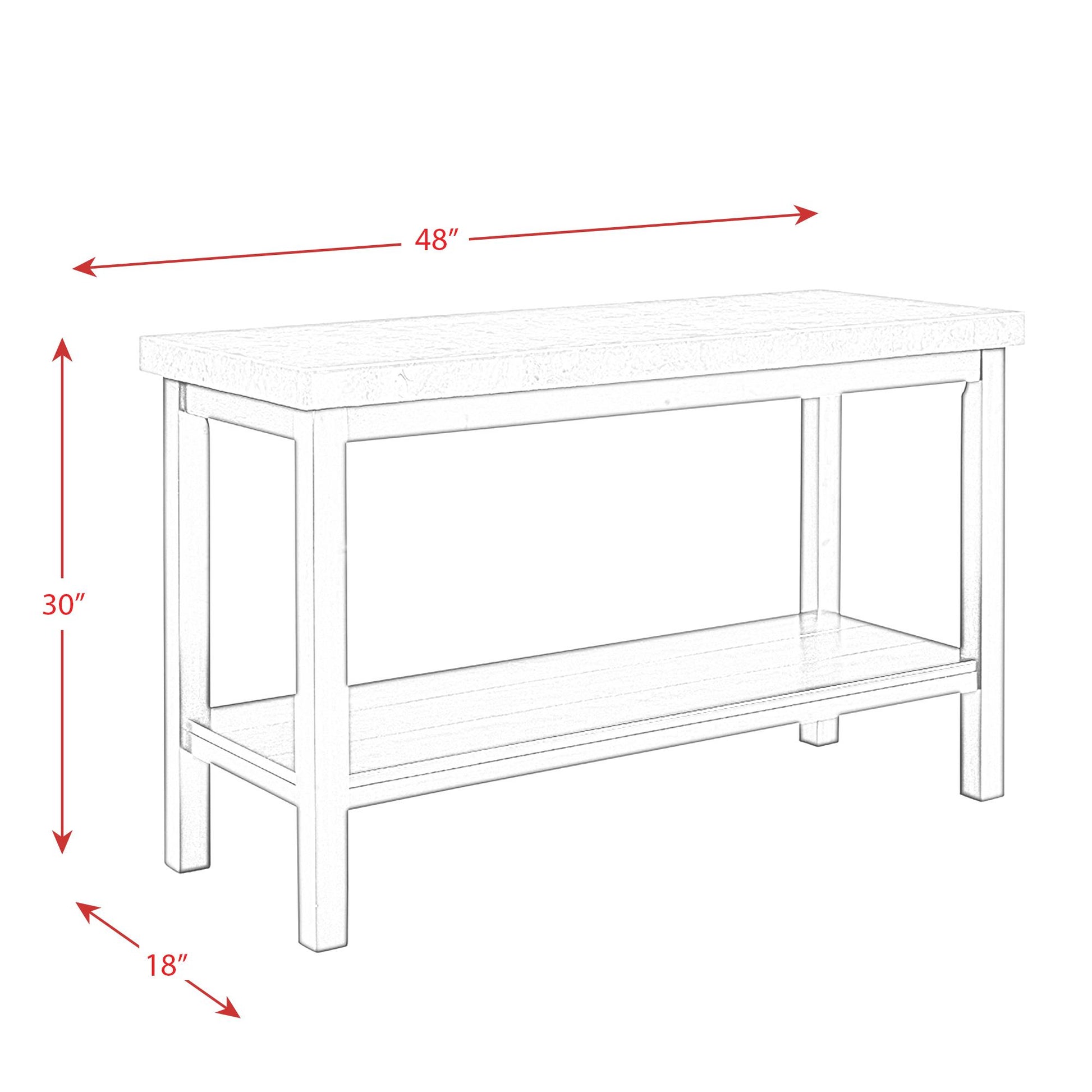  Elements International Kansas CKS100ST Sofa Table IMAGE 10