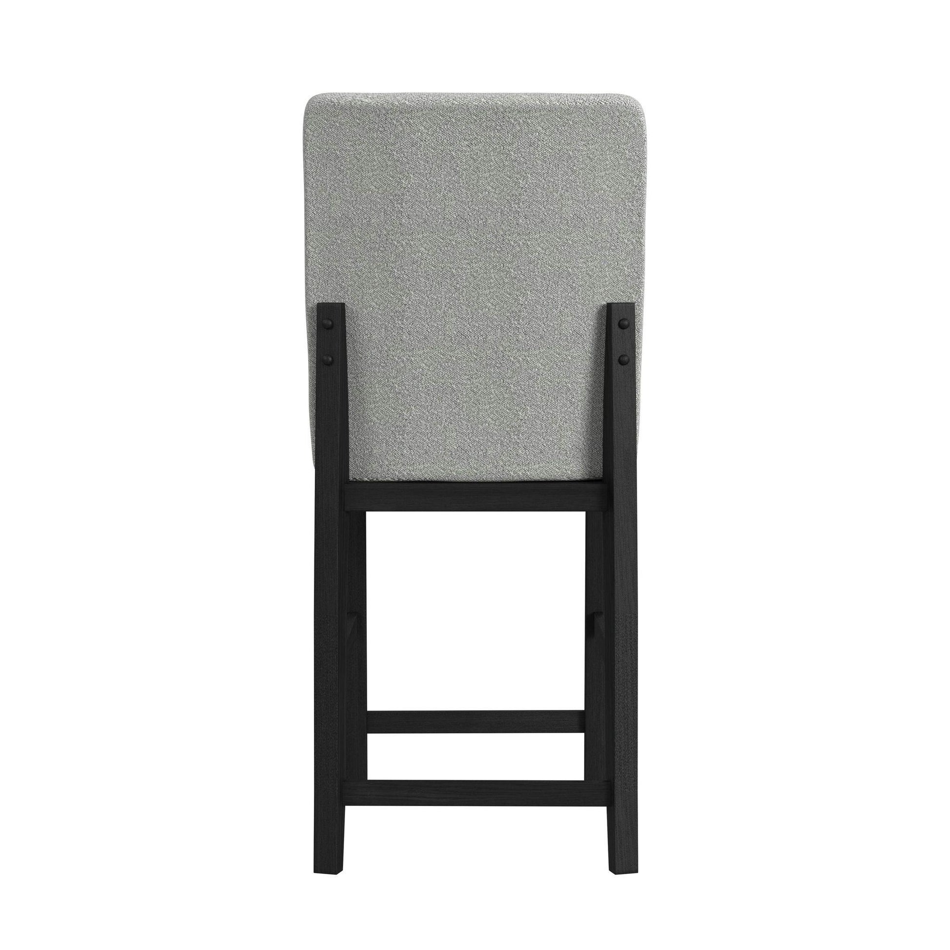  Elements International Portland D-1710-8-BST1 Square Back Barstool IMAGE 3