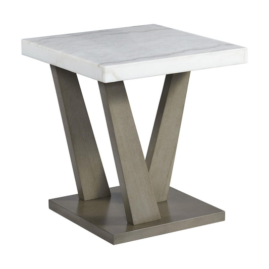  Elements International Greta T.6850.ET Square End Table IMAGE 1