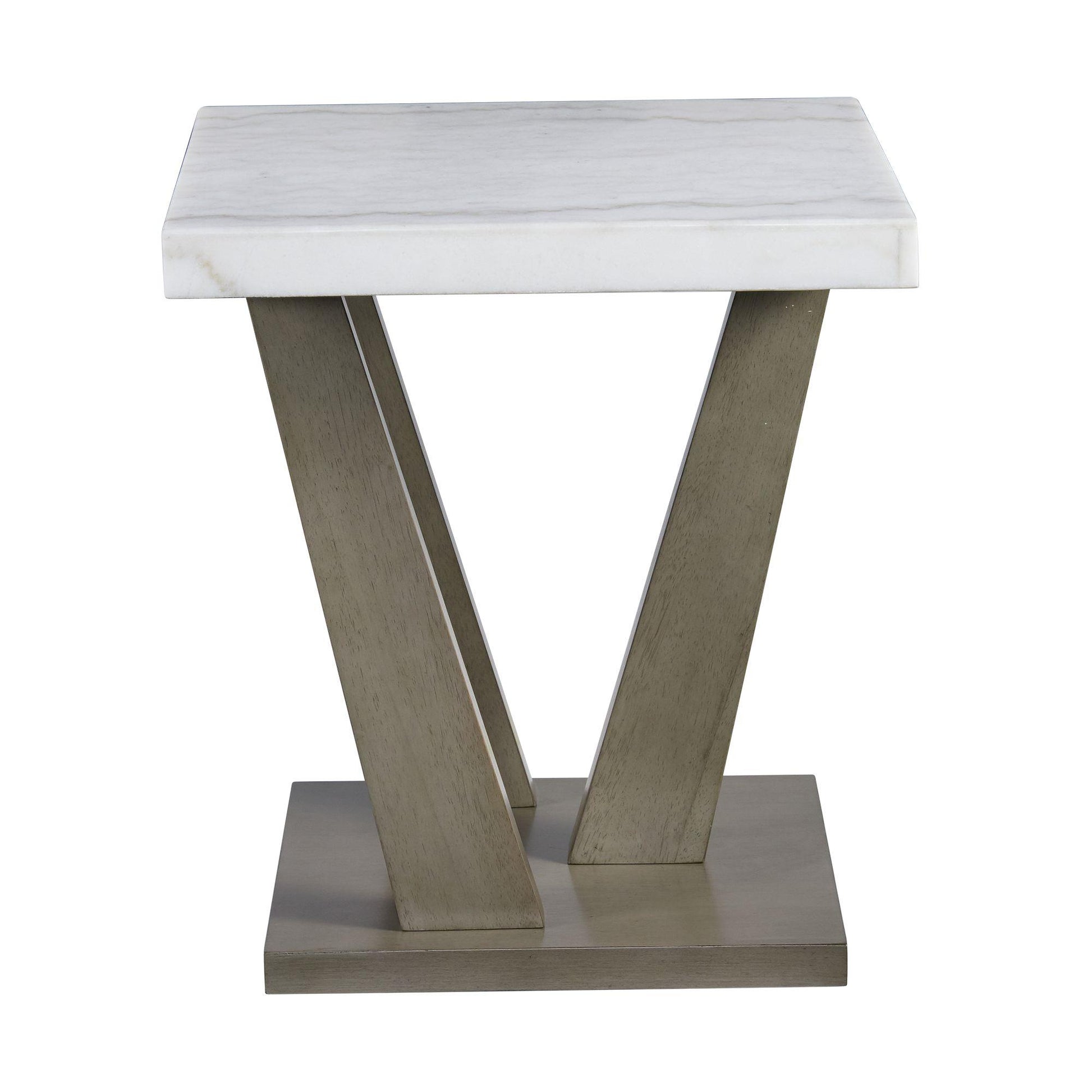  Elements International Greta T.6850.ET Square End Table IMAGE 2