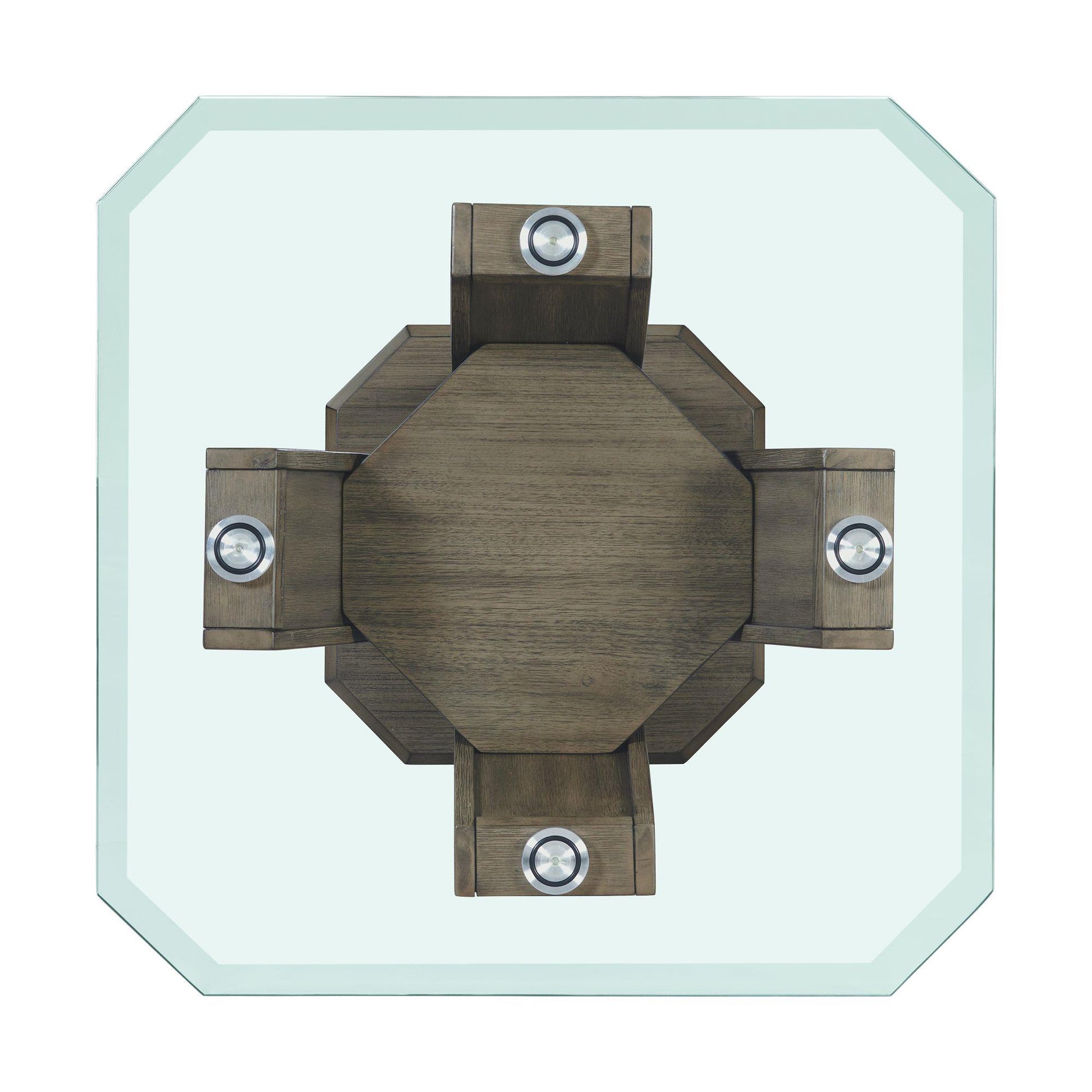  Elements International Dapper TPR350ET Square End Table IMAGE 5