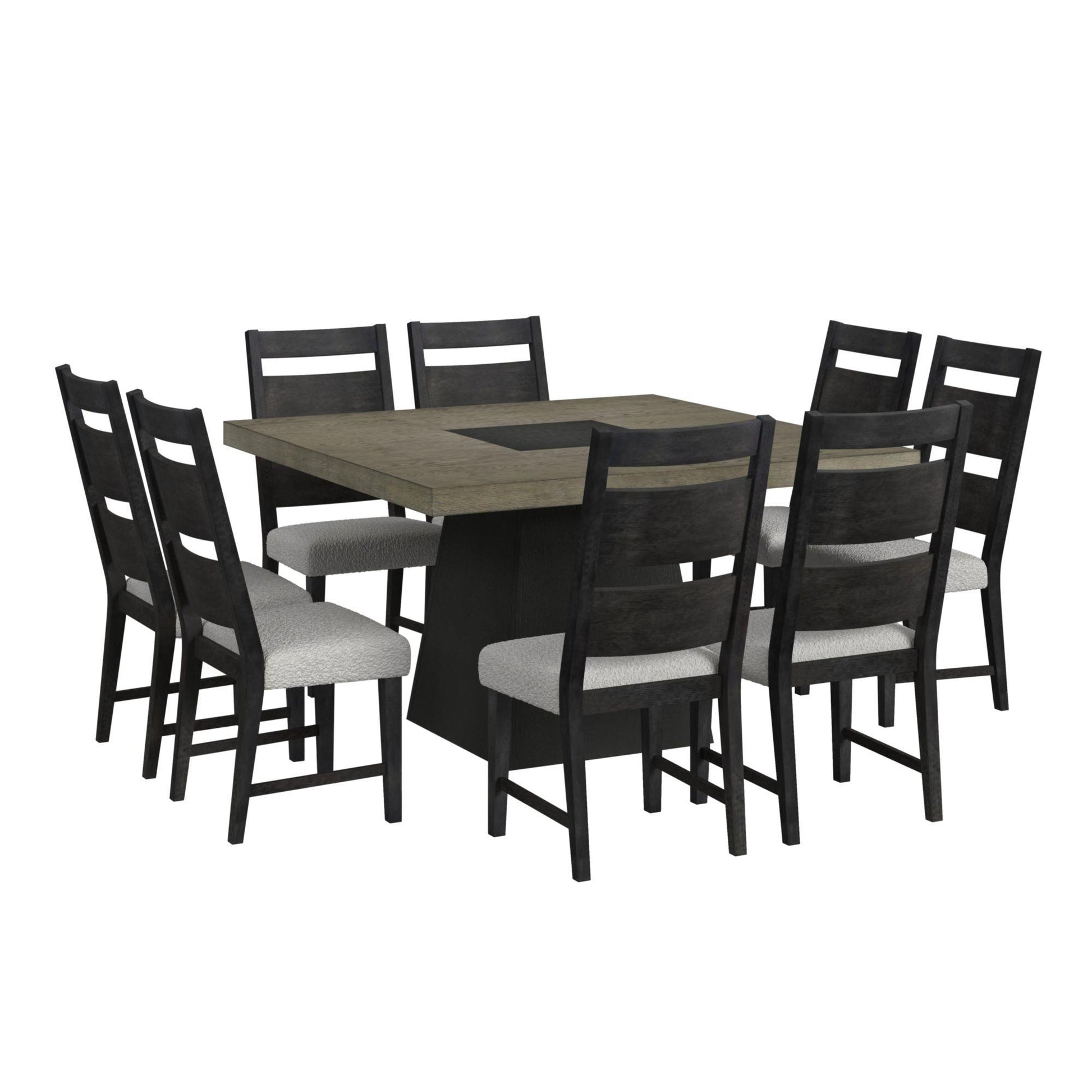  Elements International Jemma D-7570-5-DT Square Table IMAGE 4