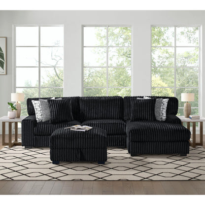  Elements International Nightfall U-16570-10473-000 Storage Ottoman IMAGE 3