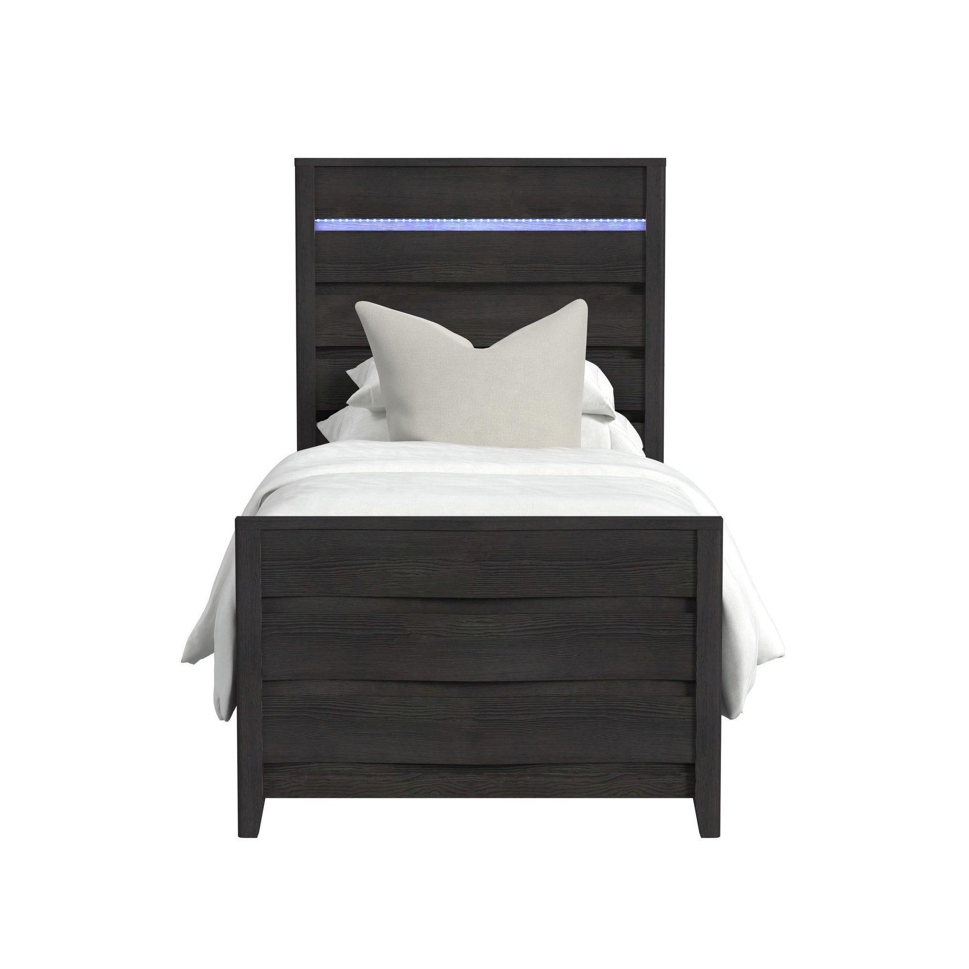  Elements International Tobias B-15990-8-TBL Twin Bed IMAGE 2