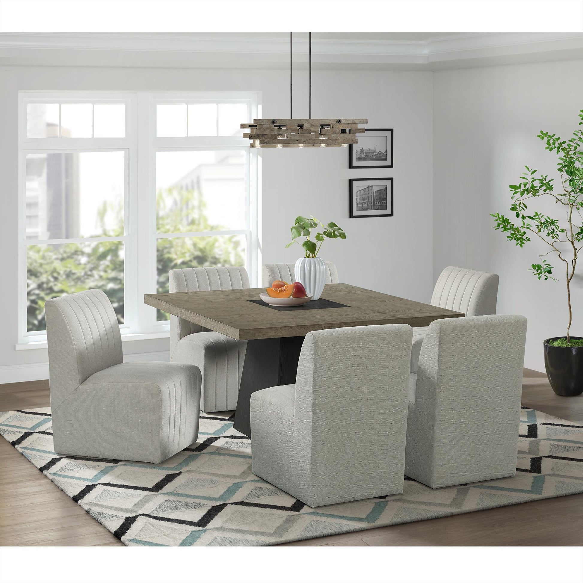  Elements International Jemma D-7570-6-SC Upholstered Side Chair IMAGE 7