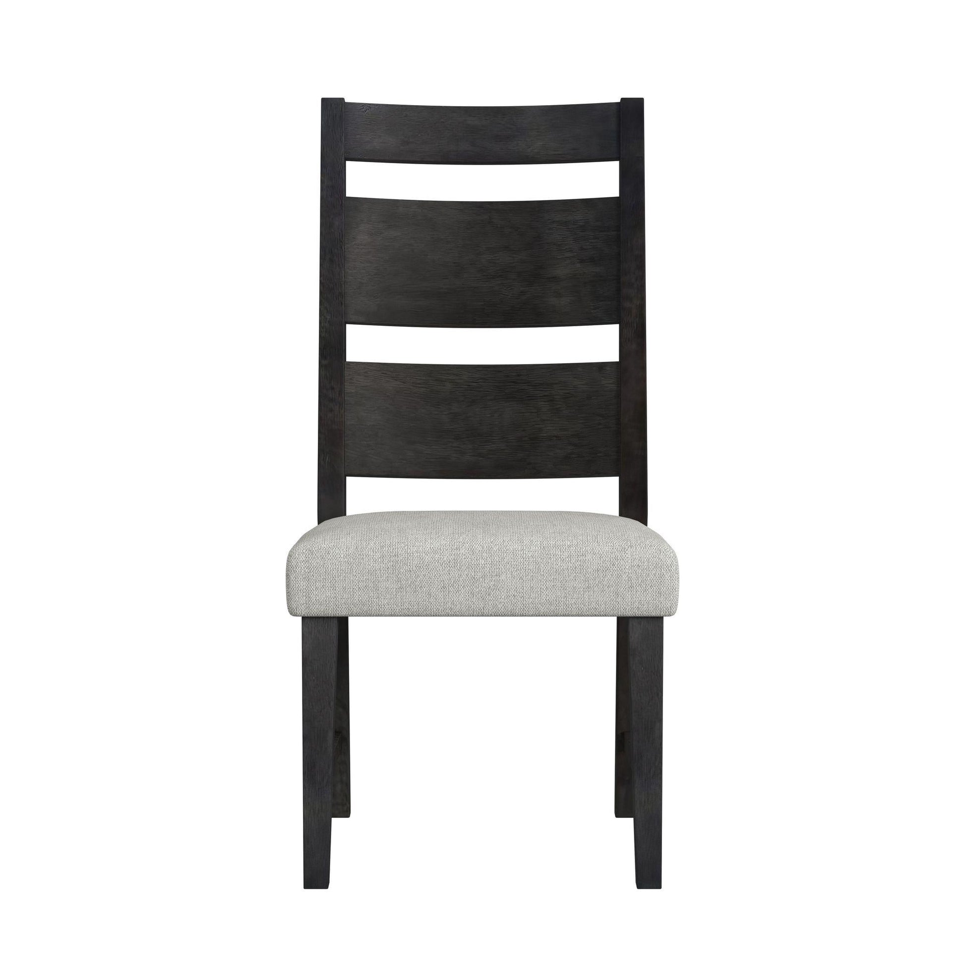  Elements International Jemma D-7570-5-SC3 Wood Back Dining Side Chair IMAGE 2