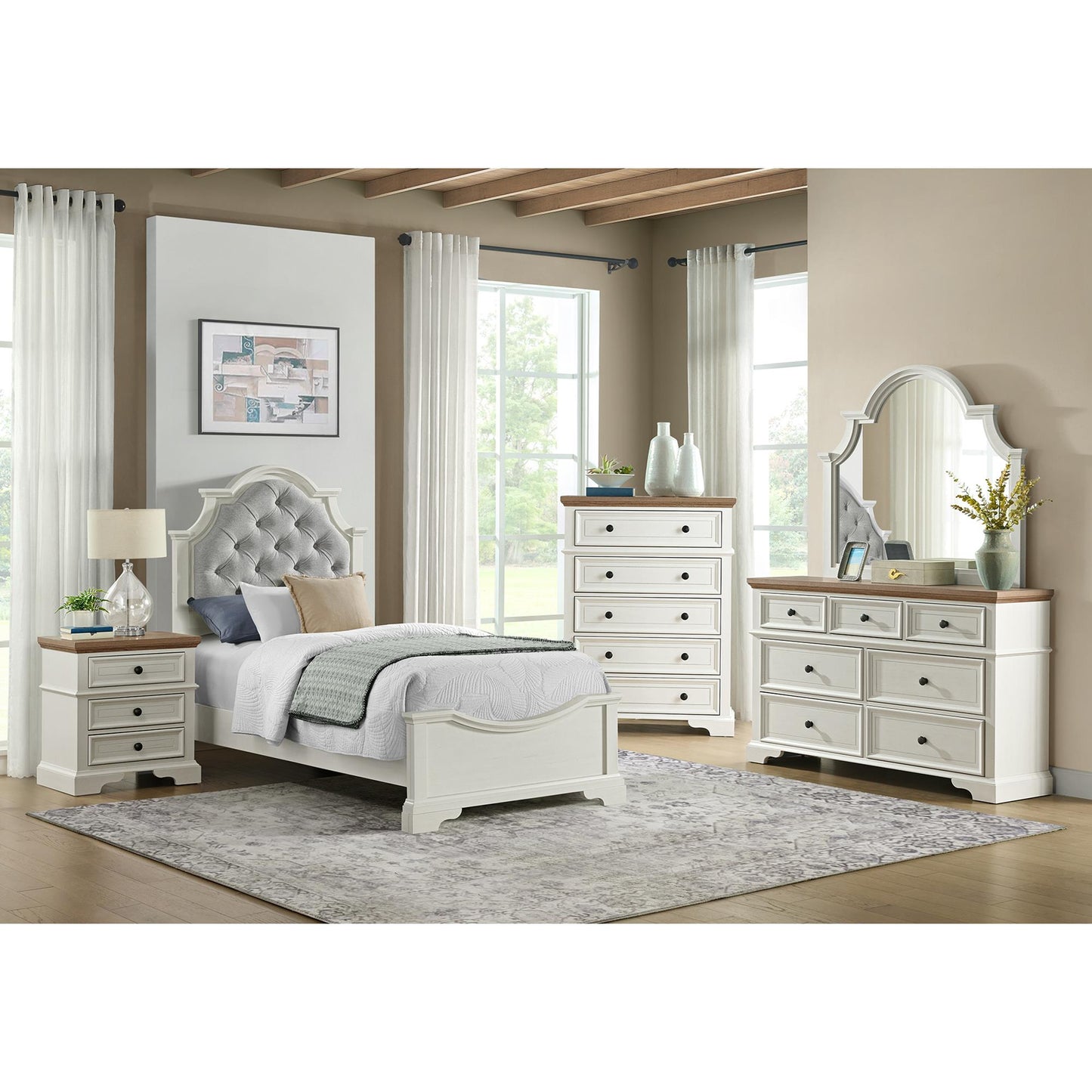  Elements International Eastwood Y-13160-7-CH Youth 5-Drawer Chest IMAGE 4