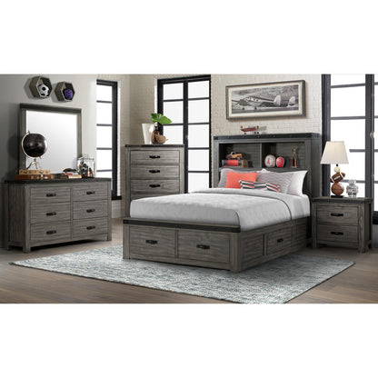  Elements International Wade WE650DR Youth Dresser 6 Drawer IMAGE 3
