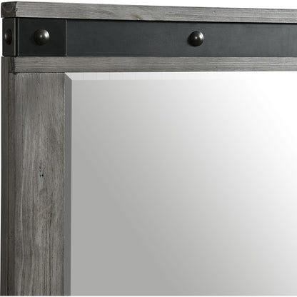  Elements International Wade 6-Drawer Kids Dresser with Mirror WE650DRMR IMAGE 4