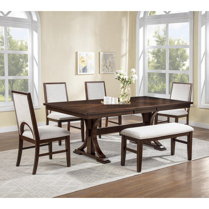  Crown Mark Hamil Dining Table with Trestle Base 2210T-4282 IMAGE 5