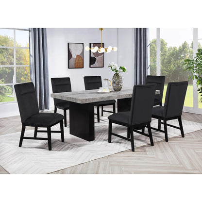  Crown Mark Sebastian Dining Chair 2225S-BK IMAGE 5