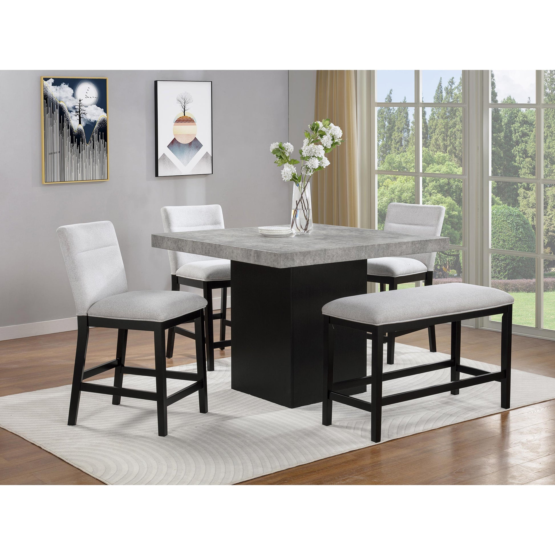  Crown Mark Sebastian Counter Height Bench 2725-BENCH IMAGE 2