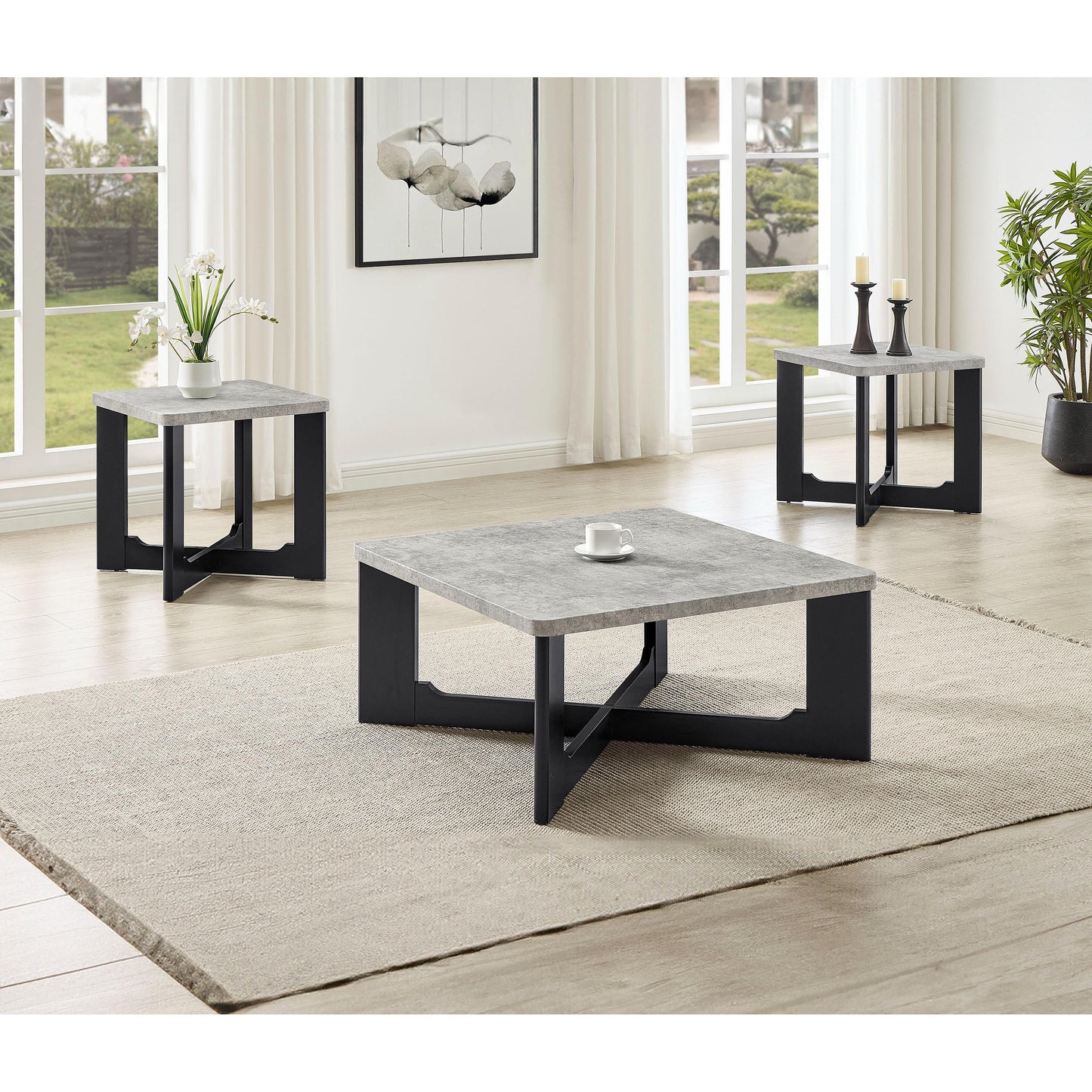  Crown Mark Royce Occasional Table Set 4130SET IMAGE 2