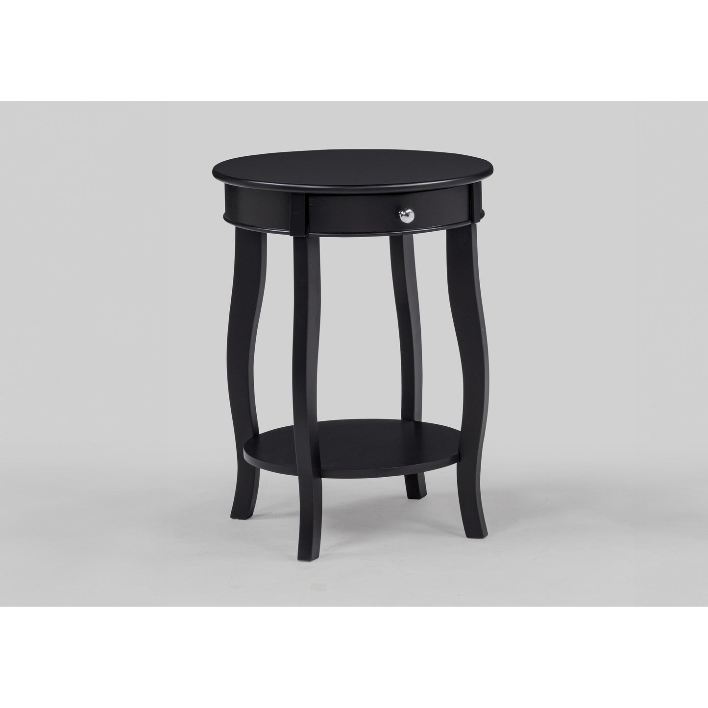  Crown Mark Jacie Chairside Table 4903BK IMAGE 1