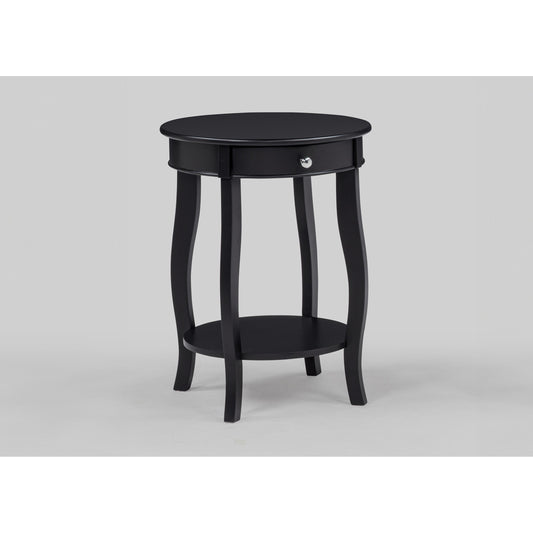  Crown Mark Jacie Chairside Table 4903BK IMAGE 1