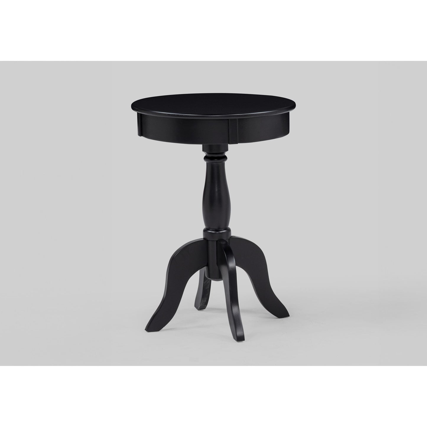  Crown Mark Romy Chairside Table 4904BK IMAGE 1