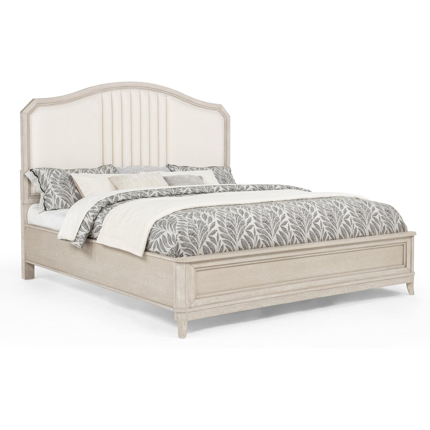  Crown Mark Napoli Queen Upholstered Panel Bed B1140-Q-HB/B1140-KQ-RAIL/B1140-Q-FB IMAGE 1