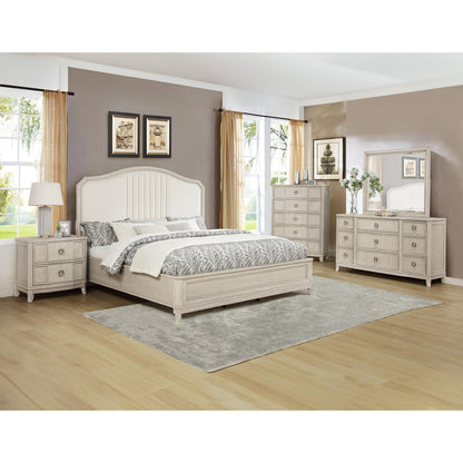  Crown Mark Napoli Queen Upholstered Panel Bed B1140-Q-HB/B1140-KQ-RAIL/B1140-Q-FB IMAGE 3