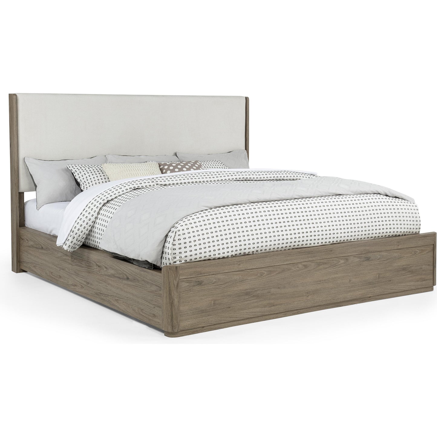  Crown Mark Veranda Queen Upholstered Panel Bed B1750-Q-HBFB/B1750-KQ-RAIL IMAGE 1