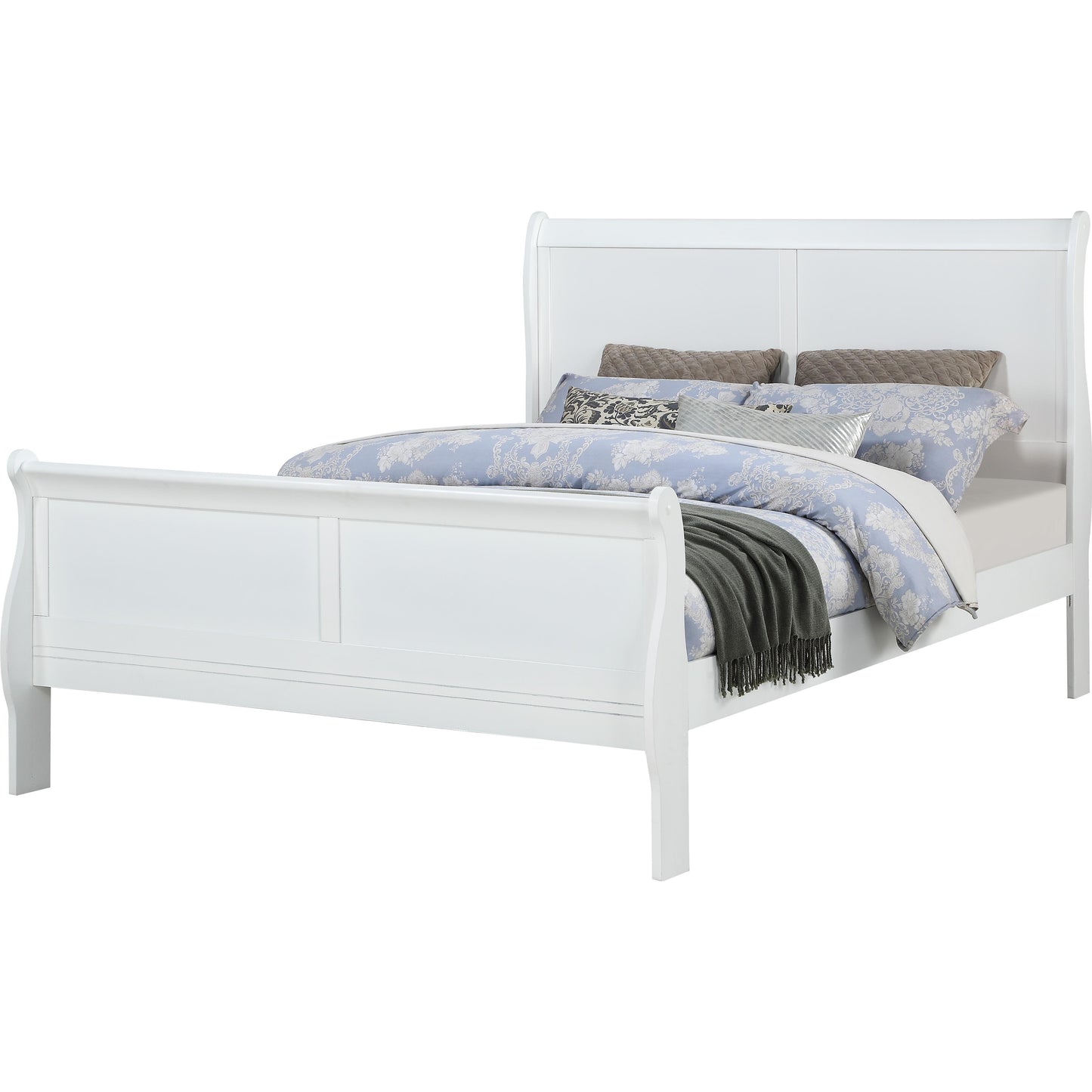  Crown Mark Louis Philipe Queen Panel Bed B3750-Q-HBFB/B3750-Q-RAIL IMAGE 1