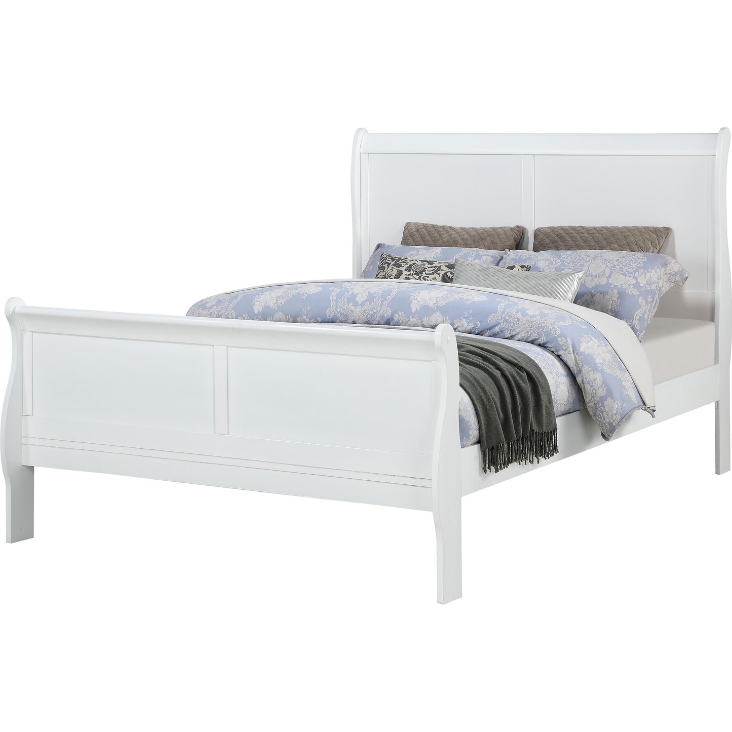  Crown Mark Louis Philipe Full Panel Bed B3750-F-HBFB/B3750-F-RAIL IMAGE 1
