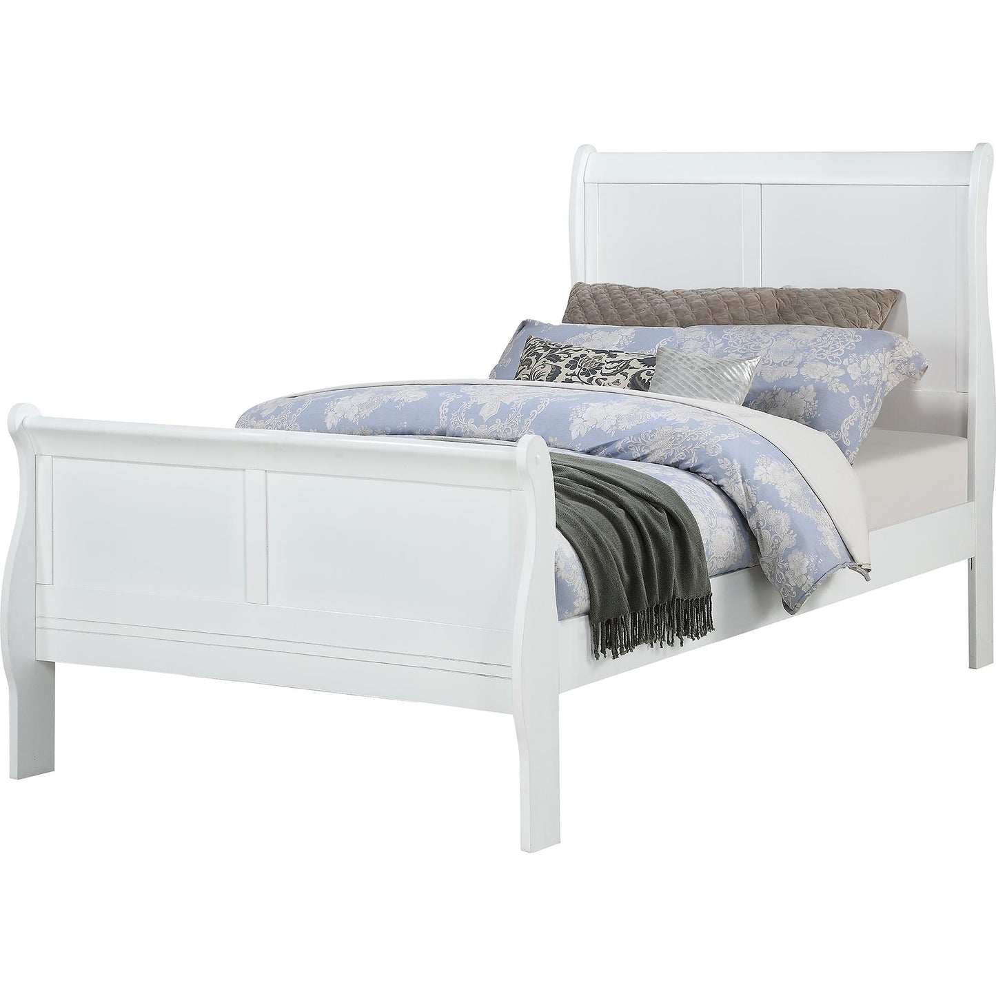  Crown Mark Louis Philipe Twin Panel Bed B3750-T-HBFB/B3750-T-RAIL IMAGE 1