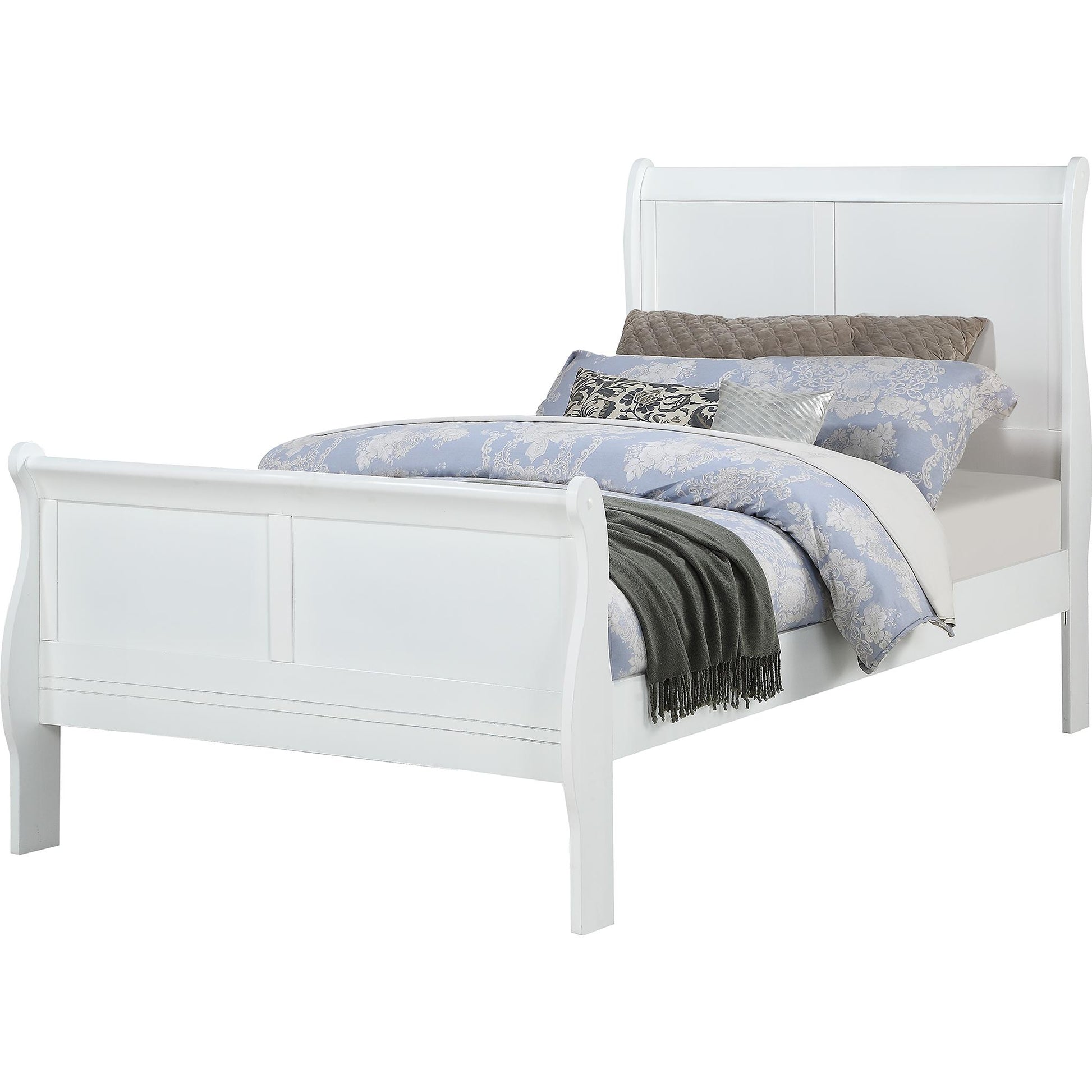  Crown Mark Louis Philipe Twin Panel Bed B3750-T-HBFB/B3750-T-RAIL IMAGE 1