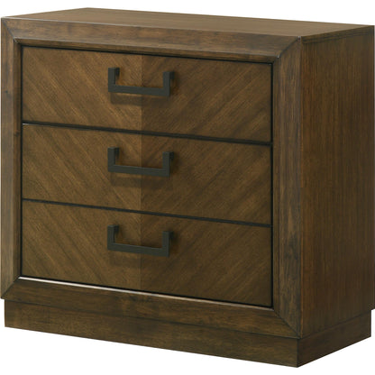  Crown Mark Lakecrest 3-Drawer Nightstand B6520-2 IMAGE 1