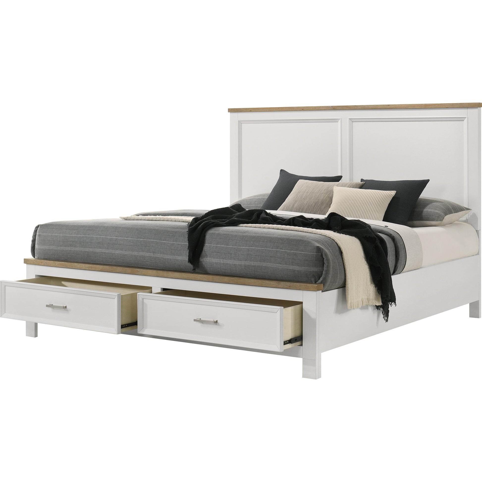  Crown Mark Aston King Panel Bed B6550-K-HB/B6550-K-FBD/B6550-KQ-RAIL IMAGE 2