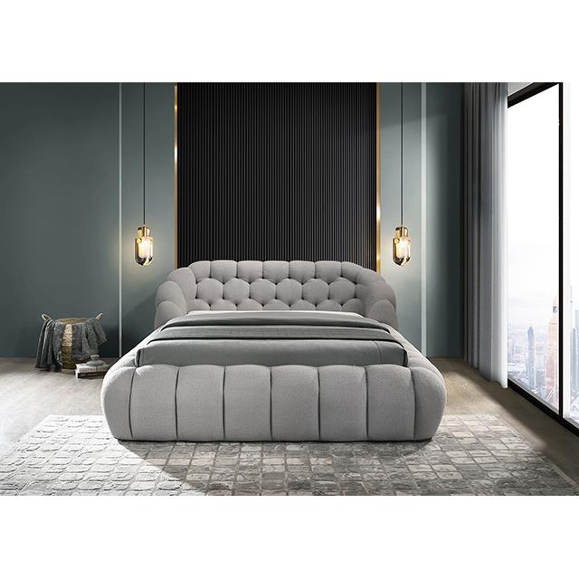  Furniture of America Newquay FM7260GY-EK-BED King Bed IMAGE 4