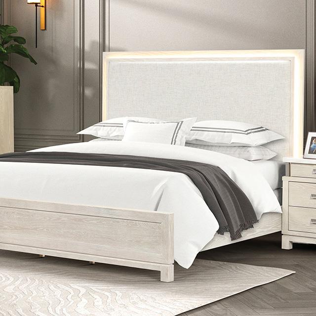  Furniture of America Lafayette FM71501GY-Q-BED Queen Bed IMAGE 1