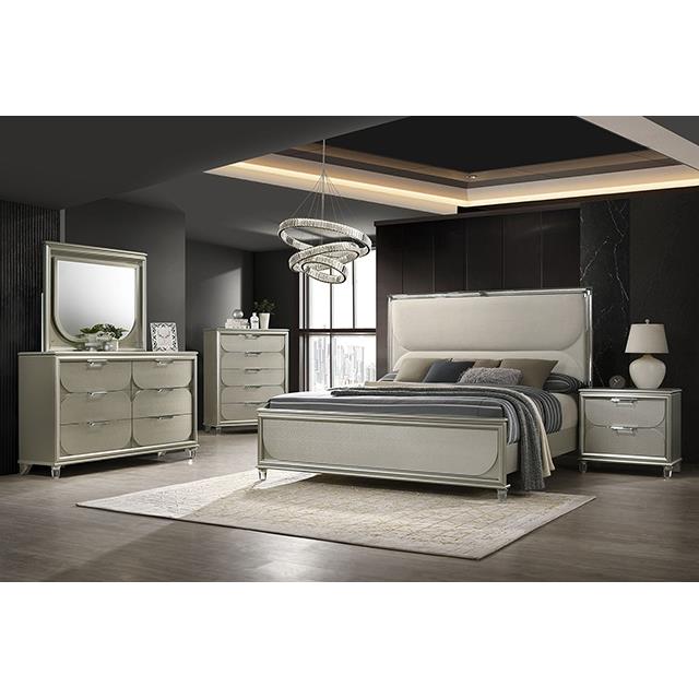  Furniture of America Sheridan FM72080SV-BN Bench IMAGE 2