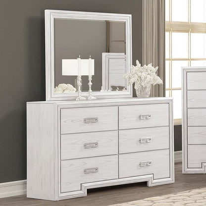  Furniture of America Basilone FM7440WH-D Dresser IMAGE 1