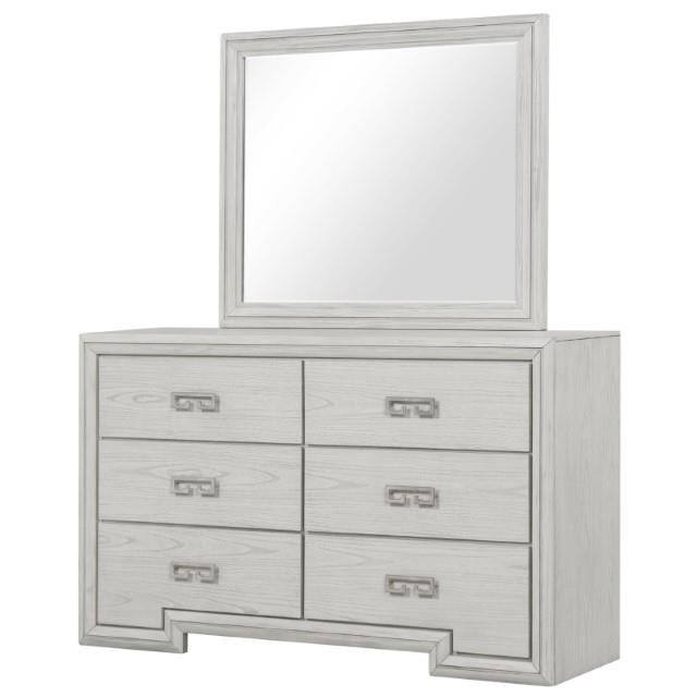  Furniture of America Basilone FM7440WH-D Dresser IMAGE 3