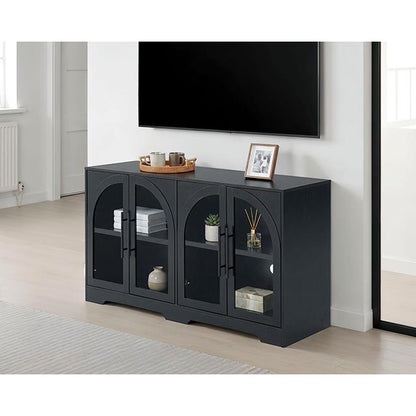  Furniture of America Halstead SL-AC8000BK-3A Console IMAGE 2