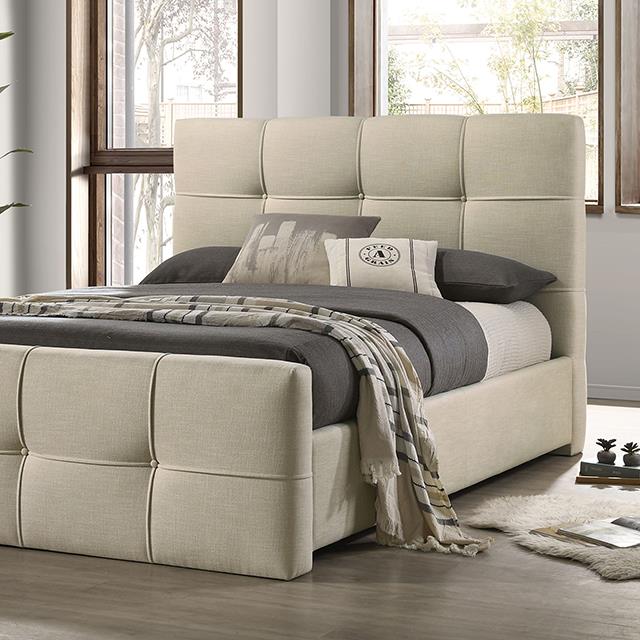  Furniture of America Merced FM72007BG-Q-BED Queen Bed IMAGE 1