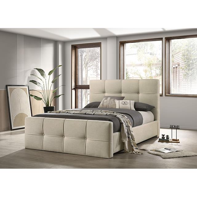  Furniture of America Merced FM72007BG-Q-BED Queen Bed IMAGE 2