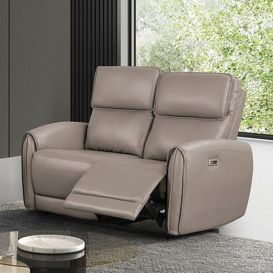  Furniture of America Schlieren FM6012LB-LV-PM Power Loveseat IMAGE 1