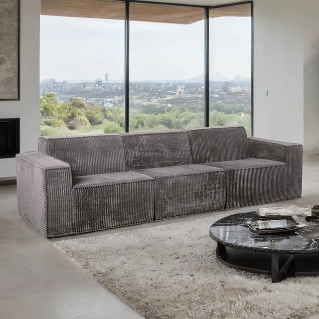 Furniture of America Kimara FM62100DG-SF-PK Sofa IMAGE 1