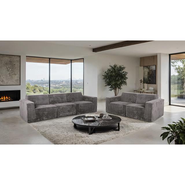  Furniture of America Kimara FM62100DG-SF-PK Sofa IMAGE 2