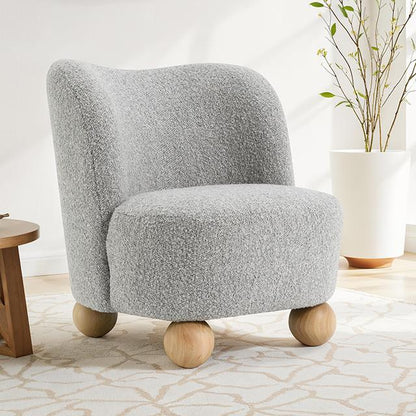  Furniture of America Karey FM-AC6010GY Accent Chair IMAGE 1