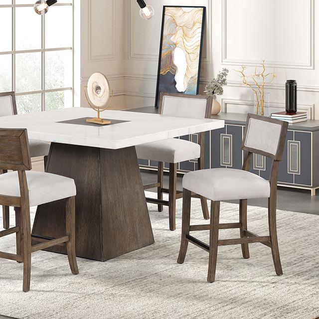  Furniture of America Grasten FM3332DB-PT-5PC 5 Pc Counter Height Table Set IMAGE 7