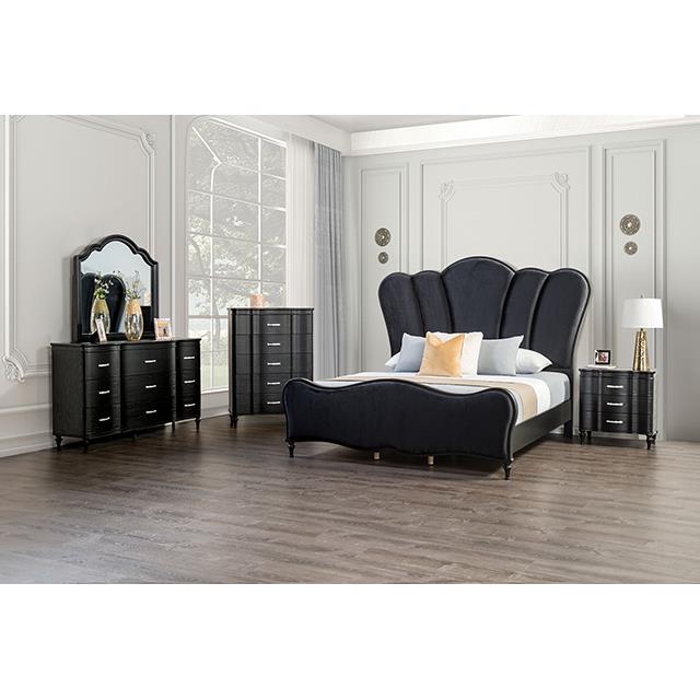  Furniture of America Melodi Parc FM7416BK-Q-BED Queen Bed IMAGE 2