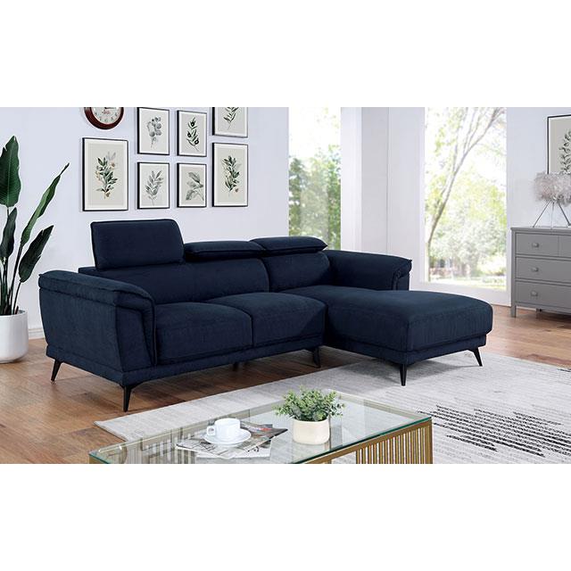  Furniture of America Napanee CM6254BL-AC Armless Chair IMAGE 2