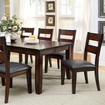  Furniture of America Dickinson CM3187T-7PC 7 Pc Dining Table Set IMAGE 3